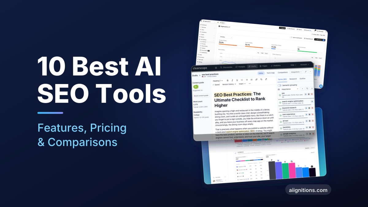 10 个最佳 AI SEO 工具：功能、定价和比较