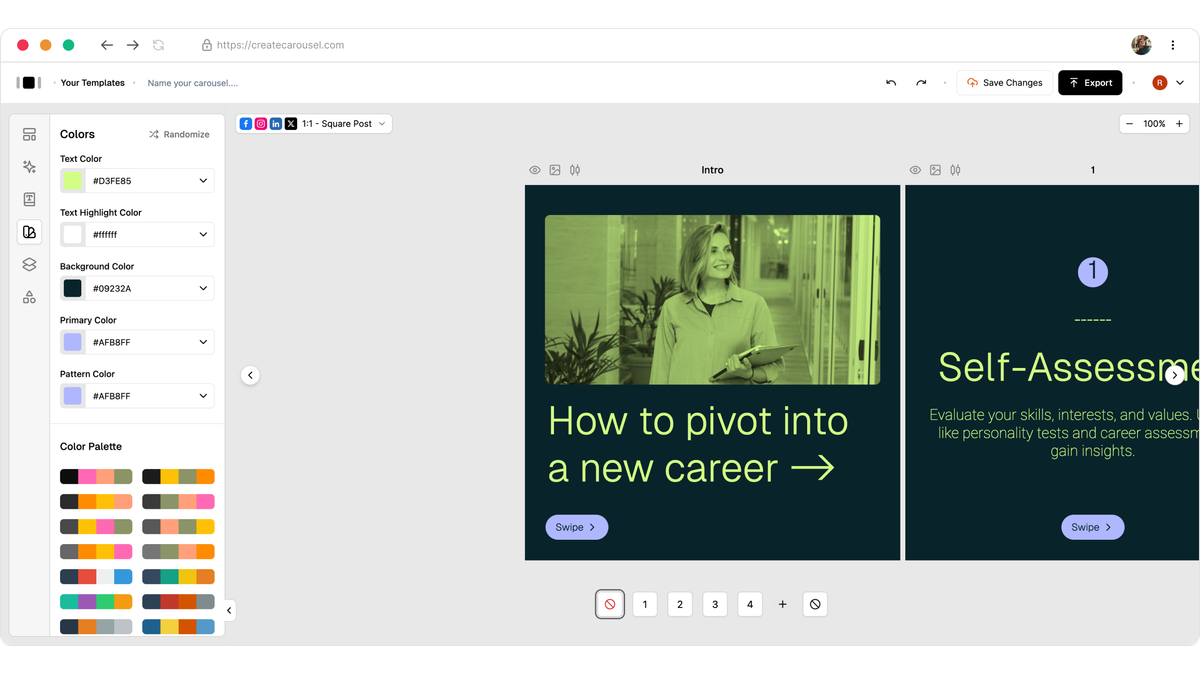 Create Carousel Review: AI Carousels from a Topic, URL, or YouTube Video