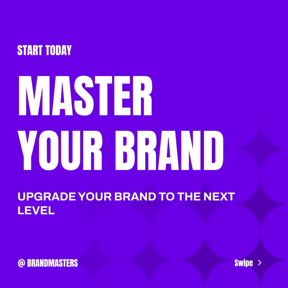 Example carousel slide design from Create Carousel's template library
