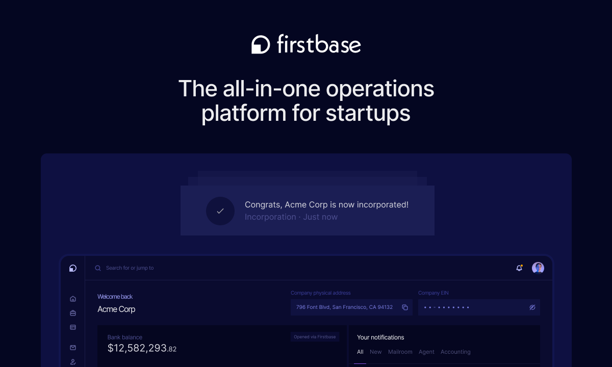 Firstbase.io Review 2026: Start & Run Your US Company the Easy Way?