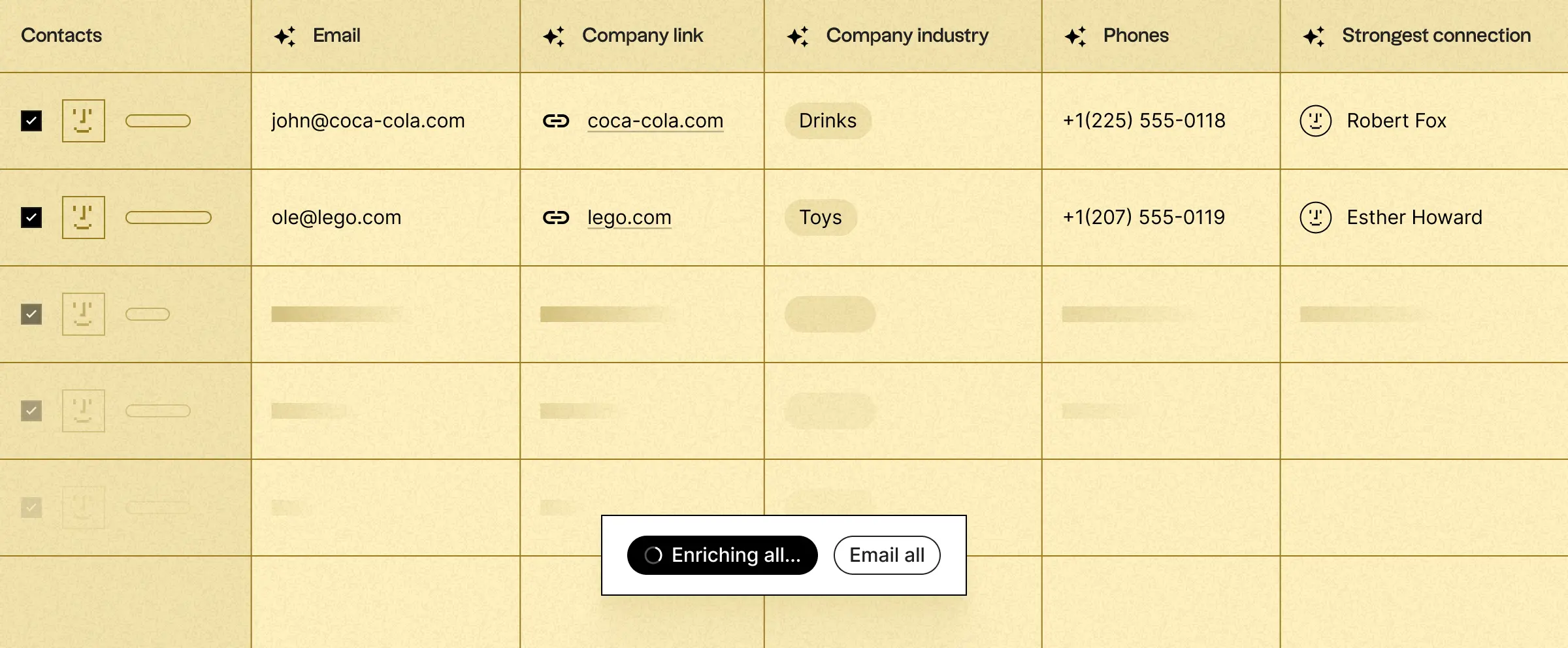 folk one-click contact enrichment tool