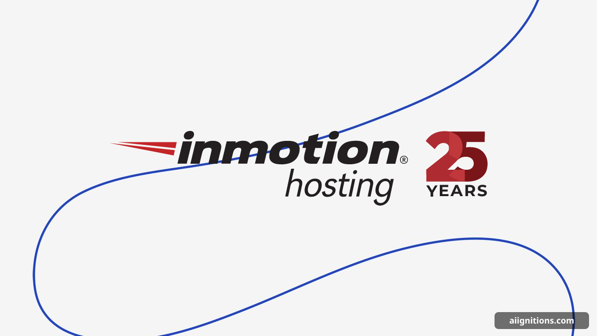 InMotion Hosting 25th anniversary logo marking 25 years of founder-led operation