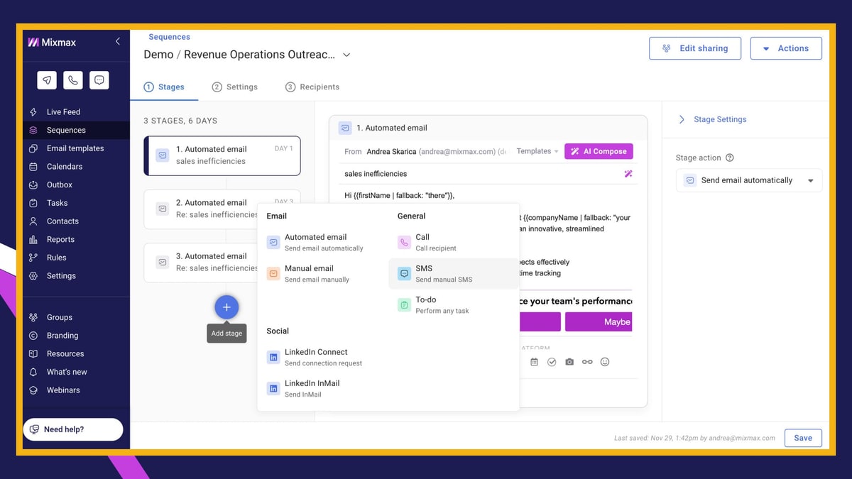 Mixmax Review: Gmail Follow-Ups, Now Billed by the Recipient