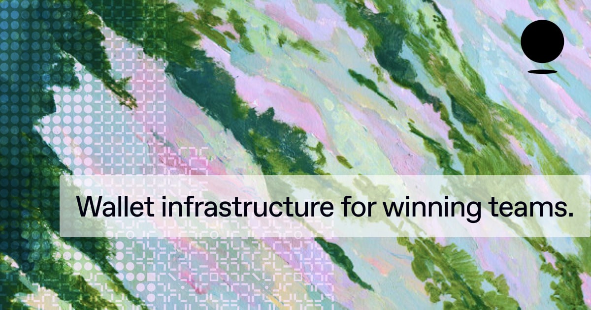 Privy pricing page artwork: wallet infrastructure for winning teams