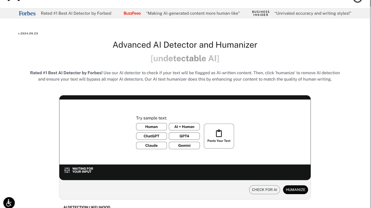 Undetectable AI Review: A Money-Back Guarantee That Shrinks to a Credit Refund