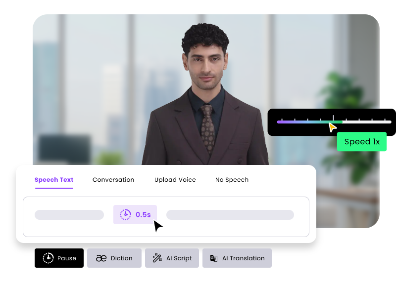 Vidnoz AI text-to-speech voice selection