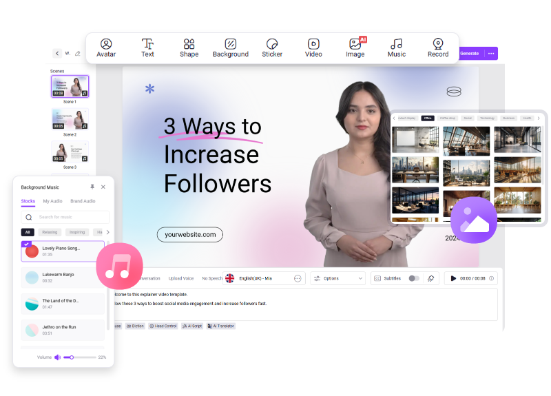 Vidnoz talking photo animation feature