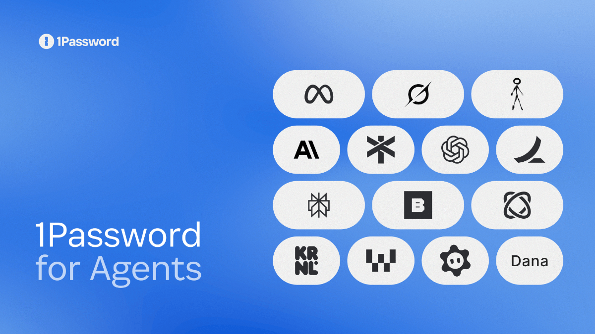 1Password for Agents Lets AI Agents Log In Without Seeing Your Password