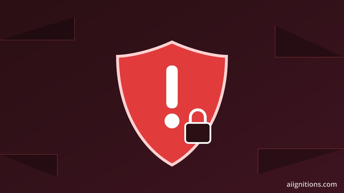 Red warning shield illustration representing a critical unpatched vulnerability