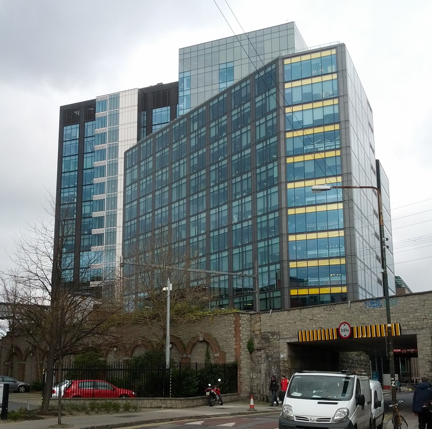 Google Docks building on Barrow Street, Dublin, Google's European headquarters