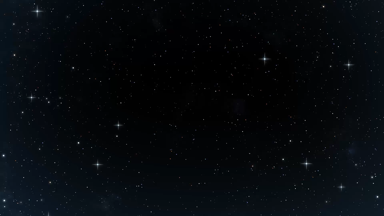 A still from OpenAI's GPT-6 Sol and Luna announcement, a starfield