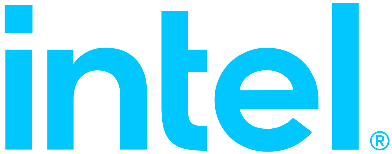 Intel's brand mark, symbol of the company's attempted turnaround under CEO Lip-Bu Tan