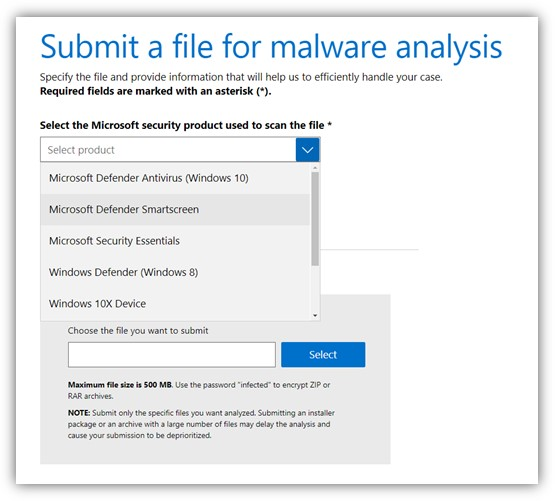 Microsoft Defender SmartScreen settings in the Windows Security app