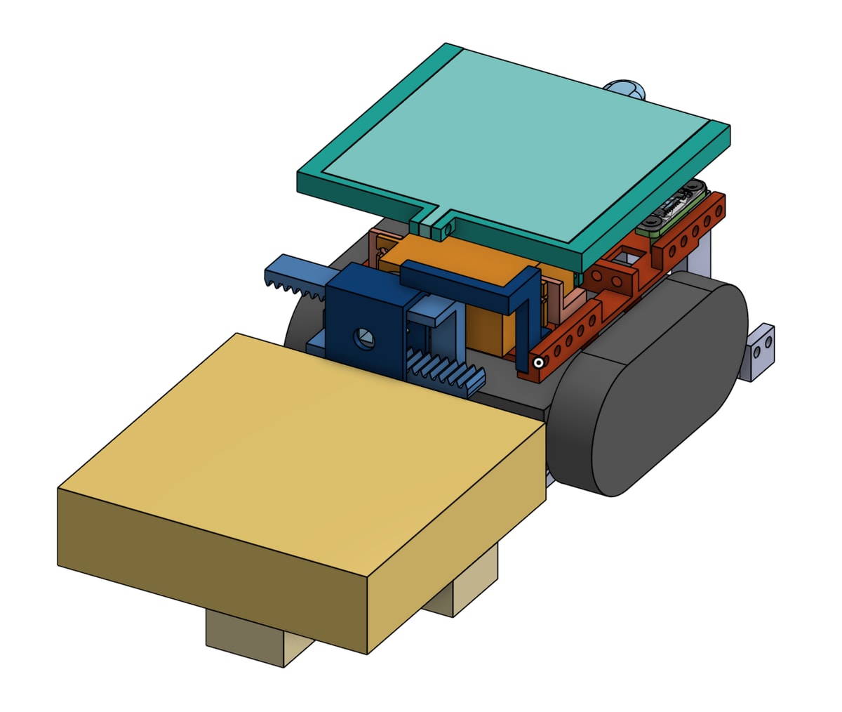 A 3D robot model built in PTC's Onshape browser-based CAD software
